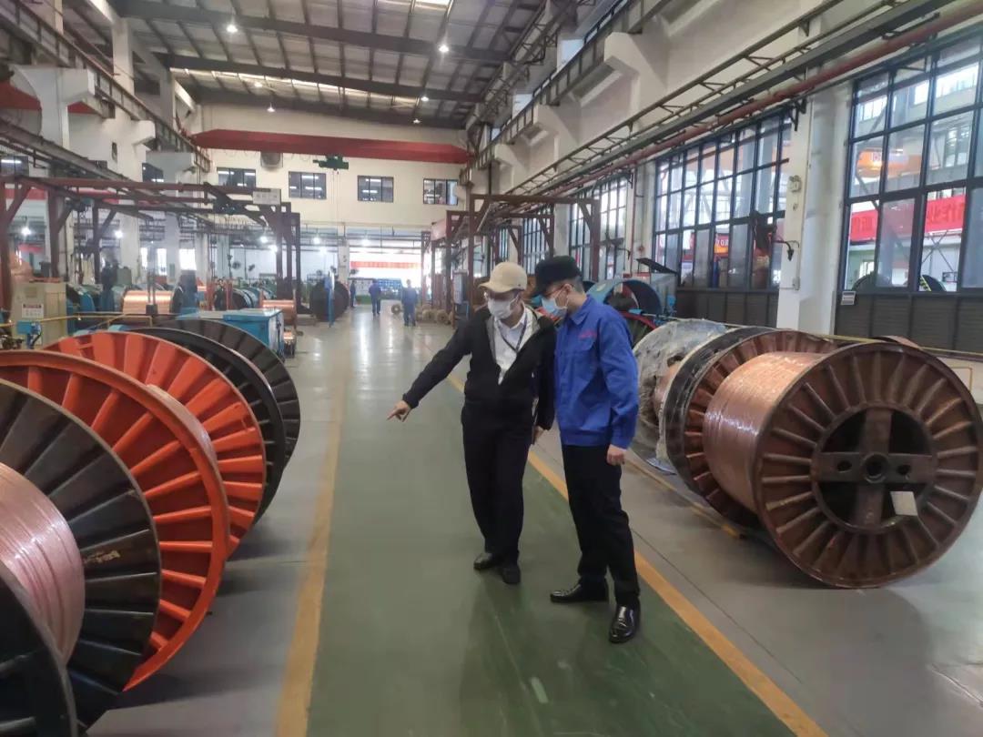 廣州工控領（lǐng）導到廣州電纜檢查安全生產工作